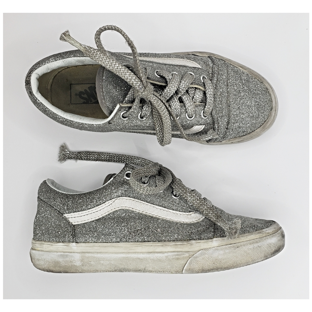 Vans Silver Sparkle Sneakers
